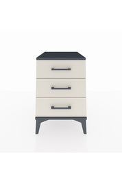 Kronos Komodin 3 Çekmeceli 44x59x64 Antrasit-Aytaşı