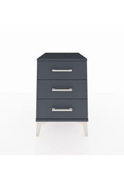 Kronos Komodin 3 Çekmeceli 44x59x64 Antrasit-Antrasit