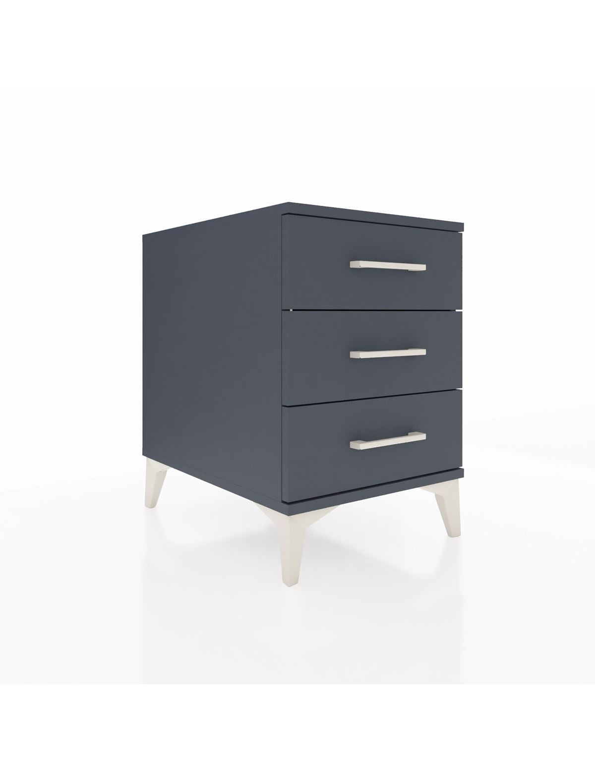 Kronos Komodin 3 Çekmeceli 44x59x64 Antrasit-Antrasit