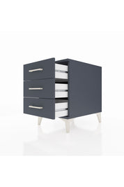 Kronos Komodin 3 Çekmeceli 44x59x64 Antrasit-Antrasit