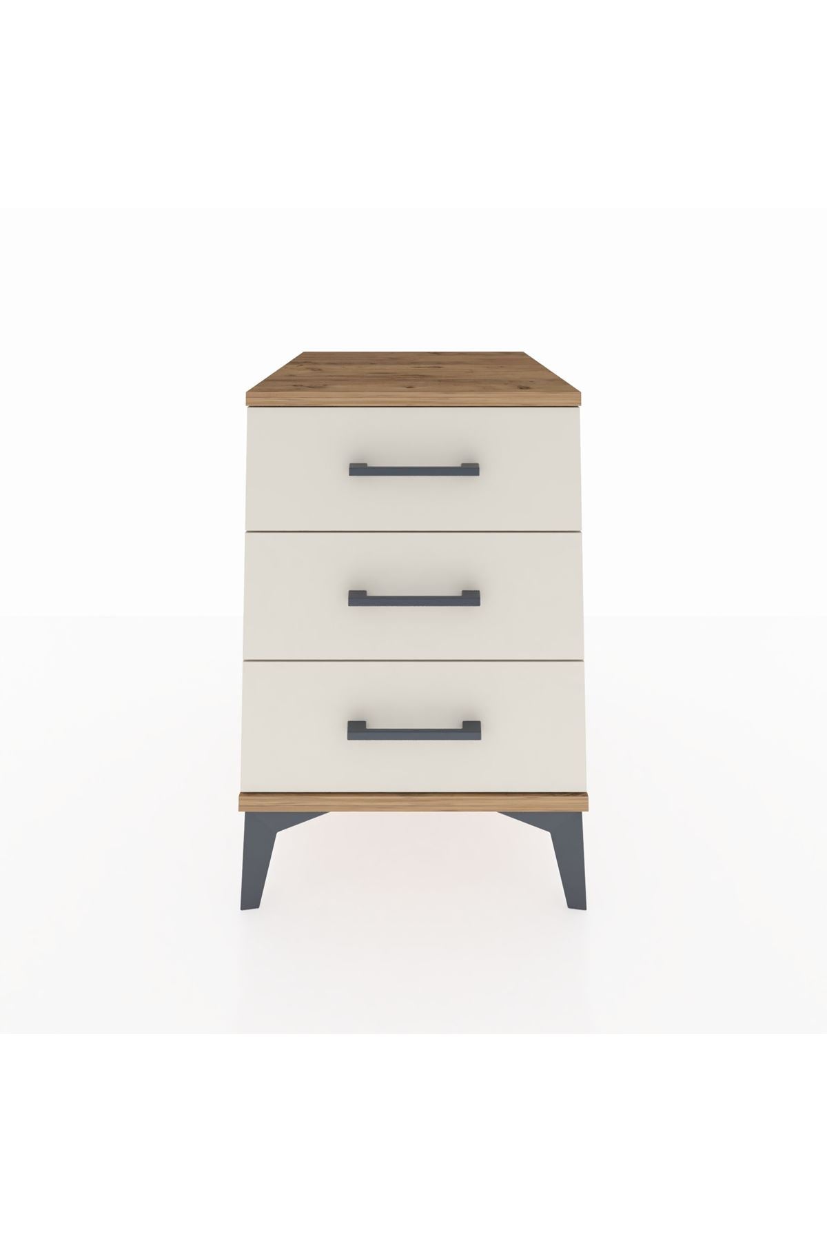 Kronos Komodin 3 Çekmeceli 44x59x64 Çam-Aytaşı