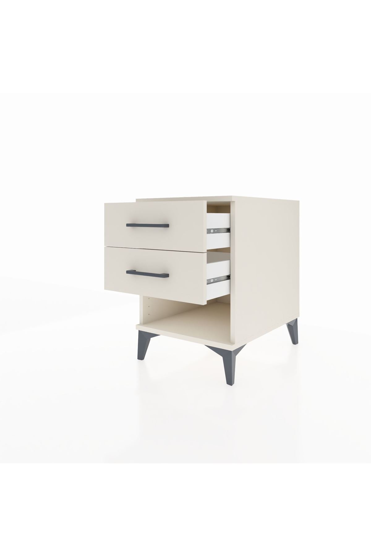 Kronos Komodin 2 Çekmeceli 44x59x64 Aytaşı-Aytaşı