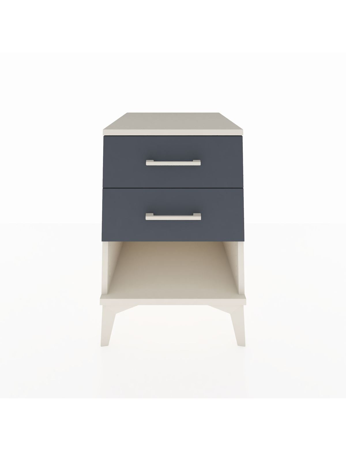 Kronos Komodin 2 Çekmeceli 44x59x64 Aytaşı-Antrasit