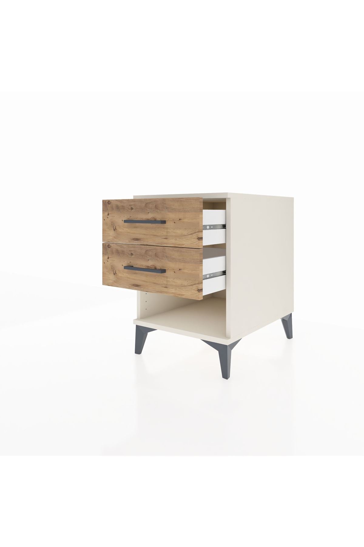 Kronos Komodin 2 Çekmeceli 44x59x64 Aytaşı-Çam