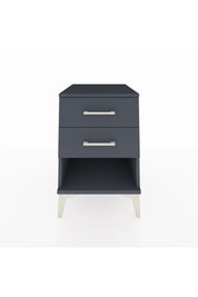 Kronos Komodin 2 Çekmeceli 44x59x64 Antrasit-Antrasit