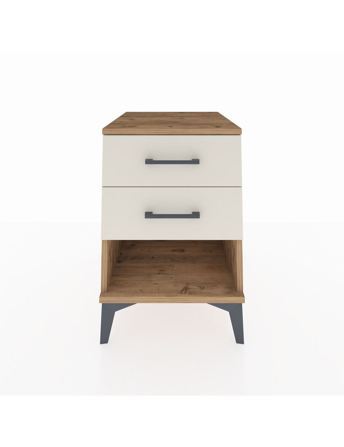 Kronos Komodin 2 Çekmeceli 44x59x64 Çam-Aytaşı