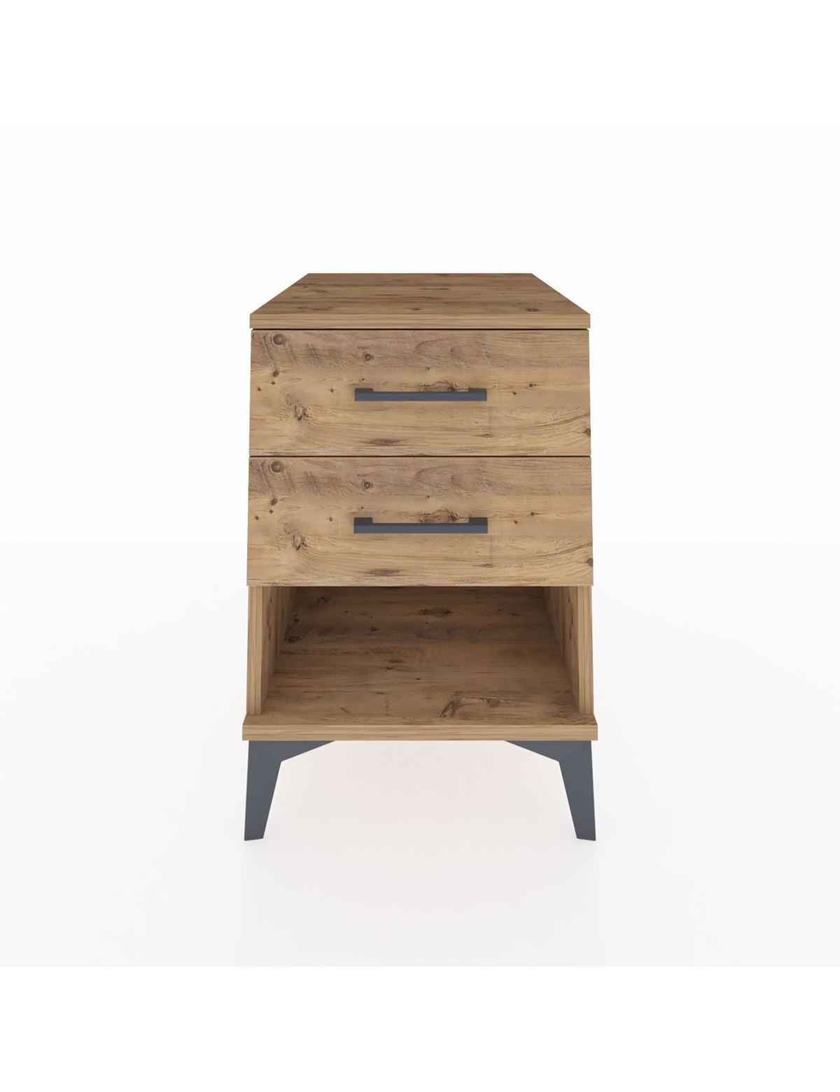 Kronos Komodin 2 Çekmeceli 44x59x64 Çam-Çam