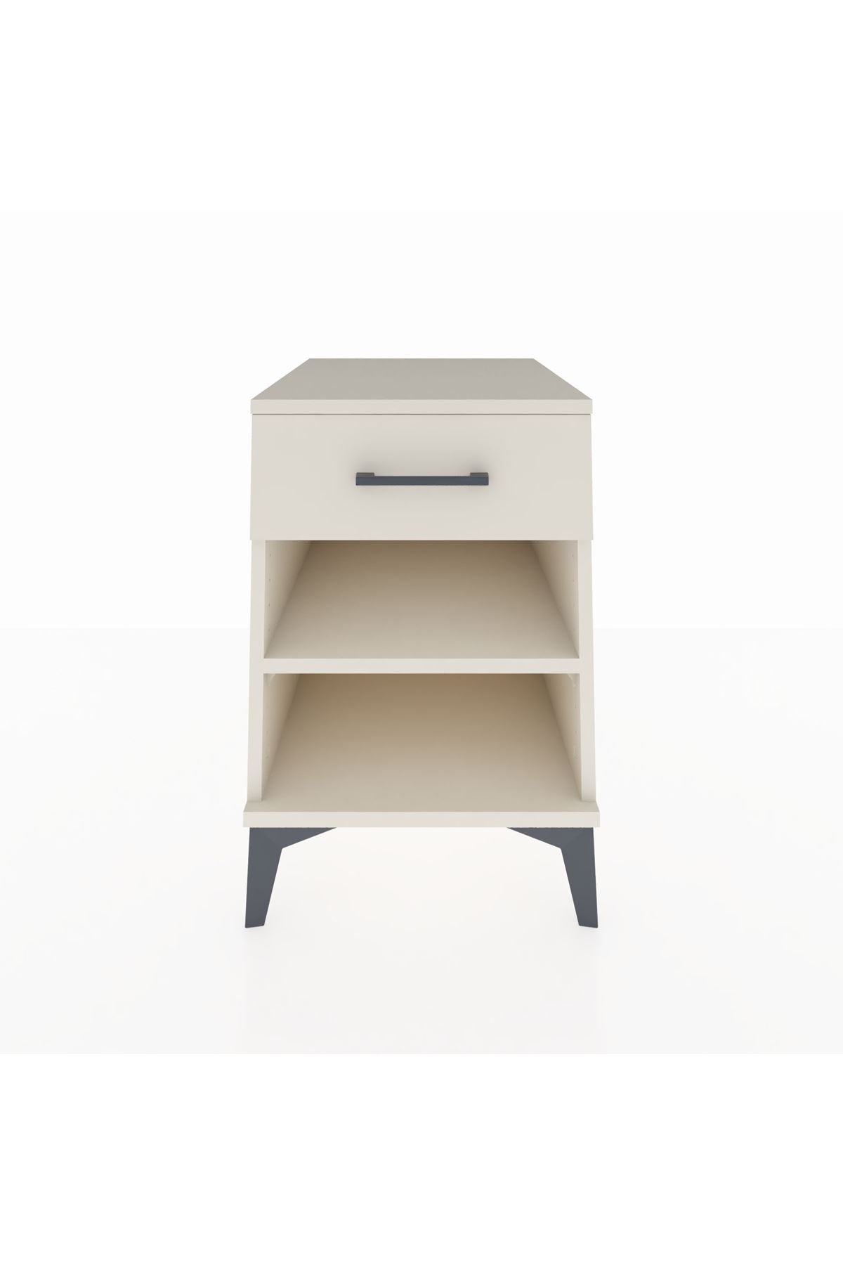 Kronos Komodin Tek Raflı Tek Çekmeceli 44x59x64 Aytaşı-Aytaşı