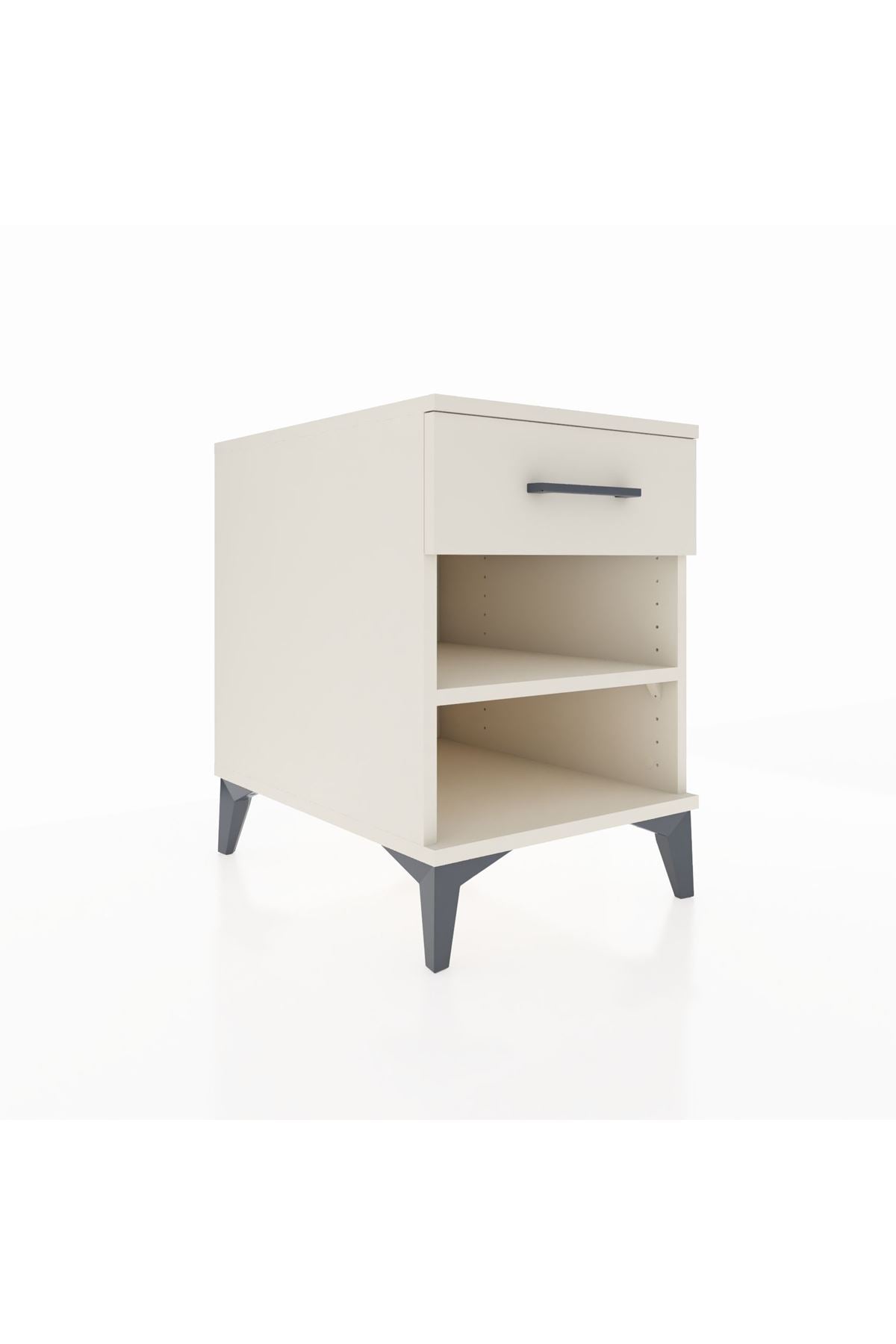 Kronos Komodin Tek Raflı Tek Çekmeceli 44x59x64 Aytaşı-Aytaşı