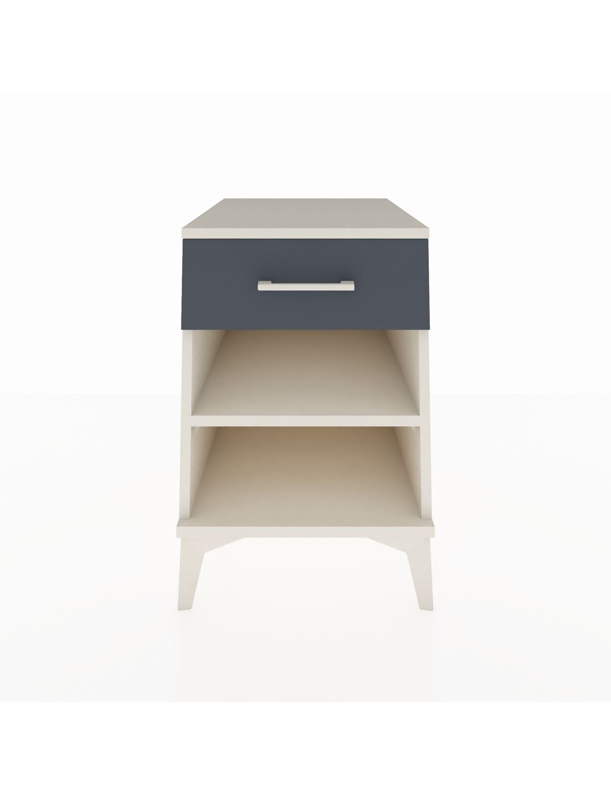 Kronos Komodin Tek Raflı Tek Çekmeceli 44x59x64 Aytaşı-Antrasit