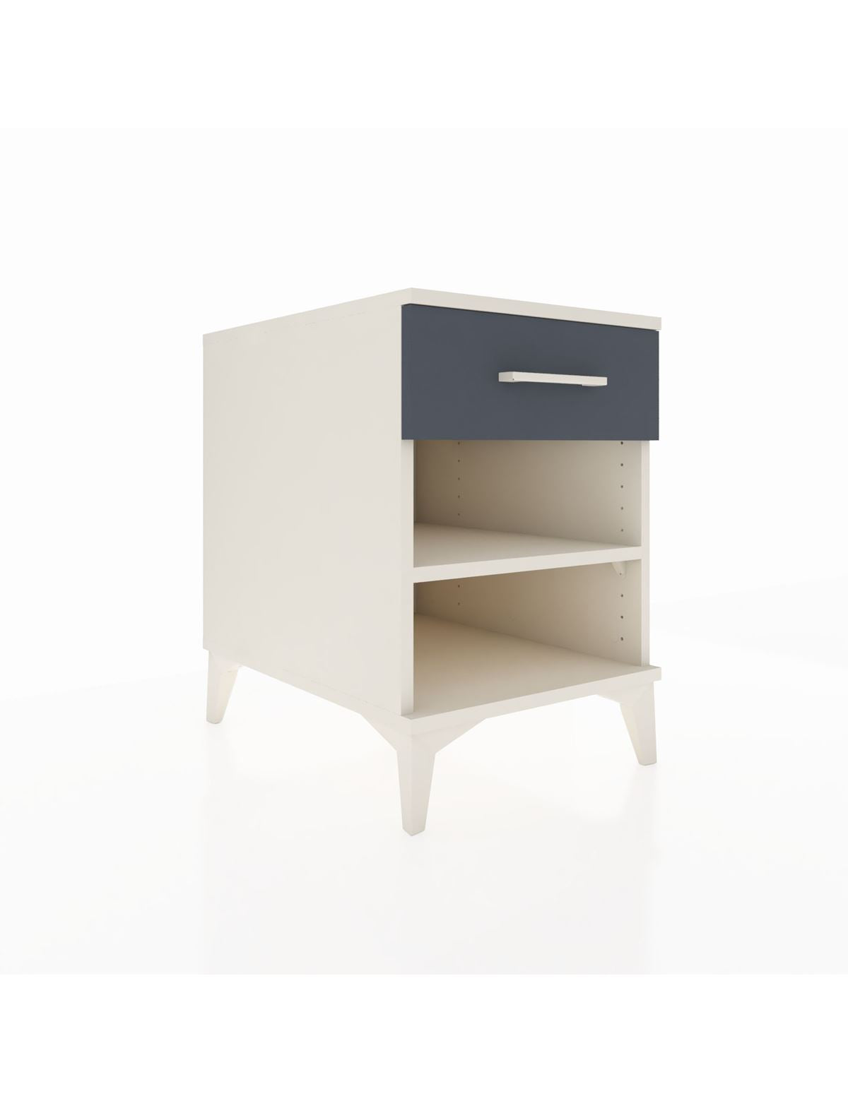 Kronos Komodin Tek Raflı Tek Çekmeceli 44x59x64 Aytaşı-Antrasit