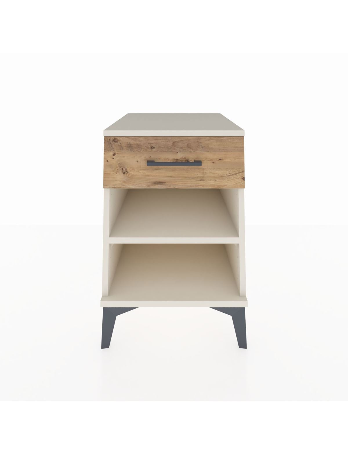 Kronos Komodin Tek Raflı Tek Çekmeceli 44x59x64 Aytaşı-Çam