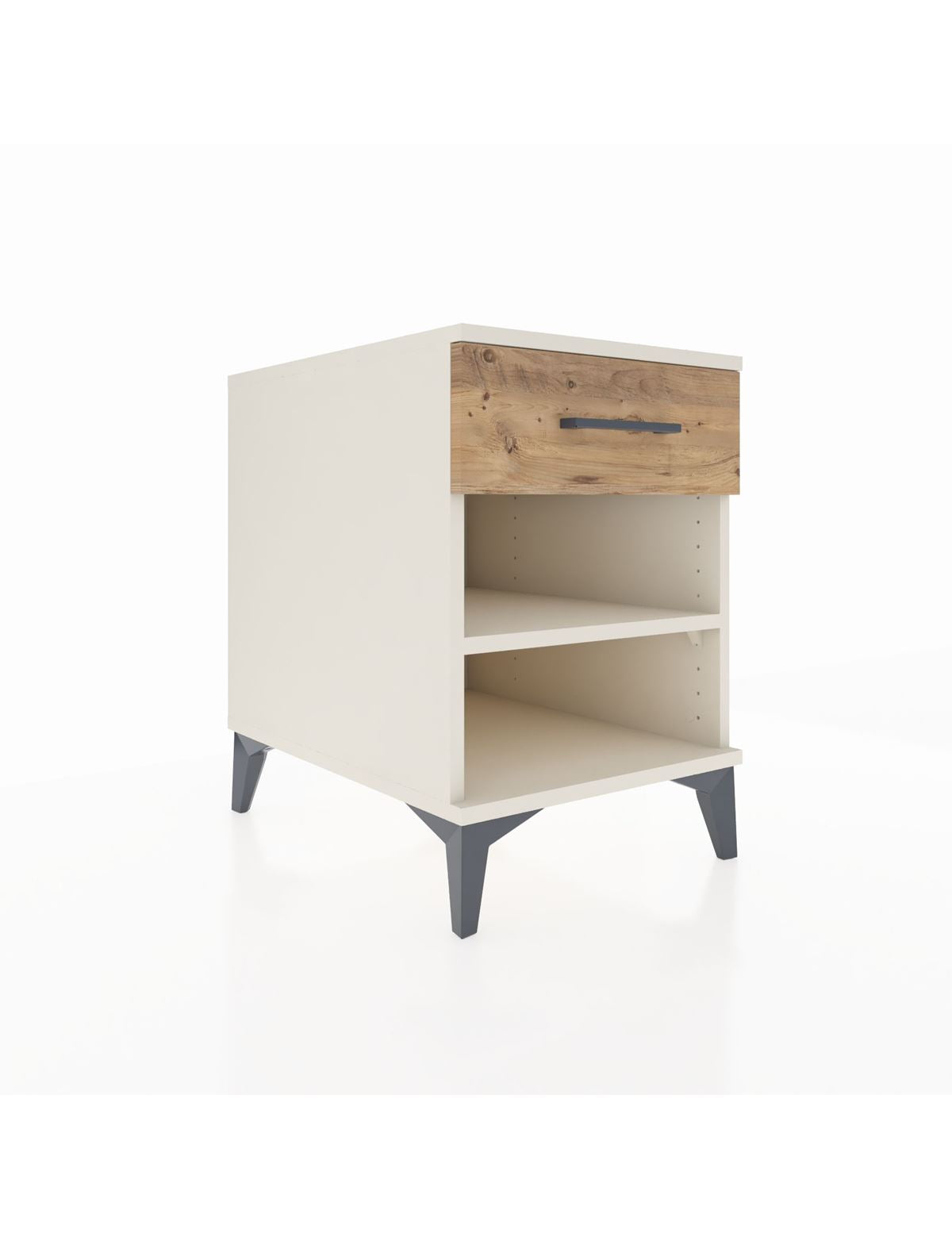 Kronos Komodin Tek Raflı Tek Çekmeceli 44x59x64 Aytaşı-Çam