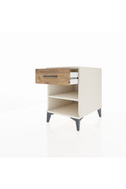 Kronos Komodin Tek Raflı Tek Çekmeceli 44x59x64 Aytaşı-Çam