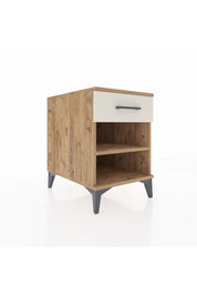 Kronos Komodin Tek Raflı Tek Çekmeceli 44x59x64 Çam-Aytaşı