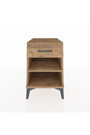 Kronos Komodin Tek Raflı Tek Çekmeceli 44x59x64 Çam-Çam