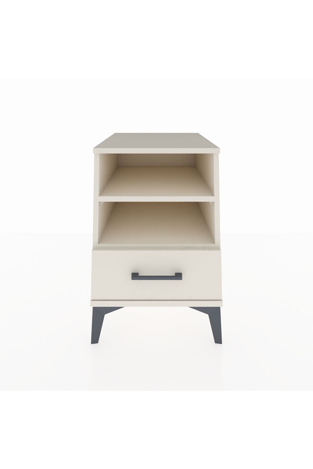 Kronos Komodin 2 Raflı Tek Çekmeceli 44x59x64 Aytaşı-Aytaşı