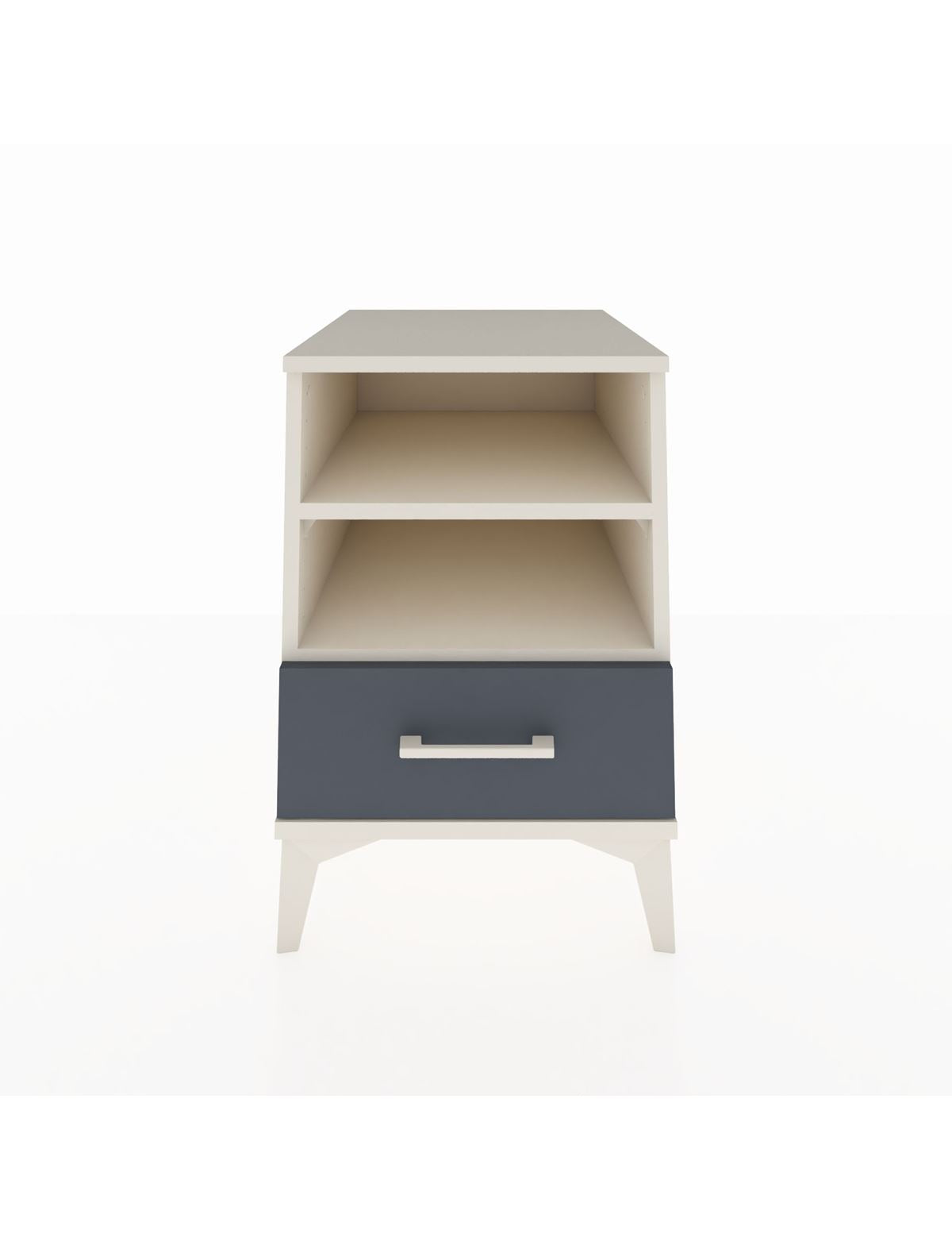 Kronos Komodin 2 Raflı Tek Çekmeceli 44x59x64 Aytaşı-Antrasit