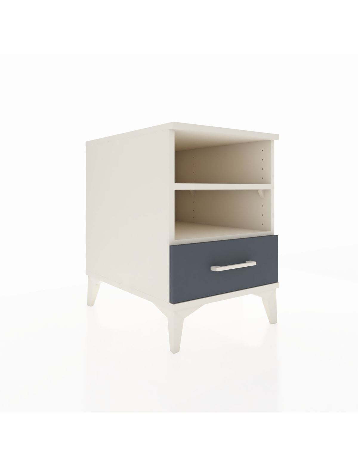 Kronos Komodin 2 Raflı Tek Çekmeceli 44x59x64 Aytaşı-Antrasit