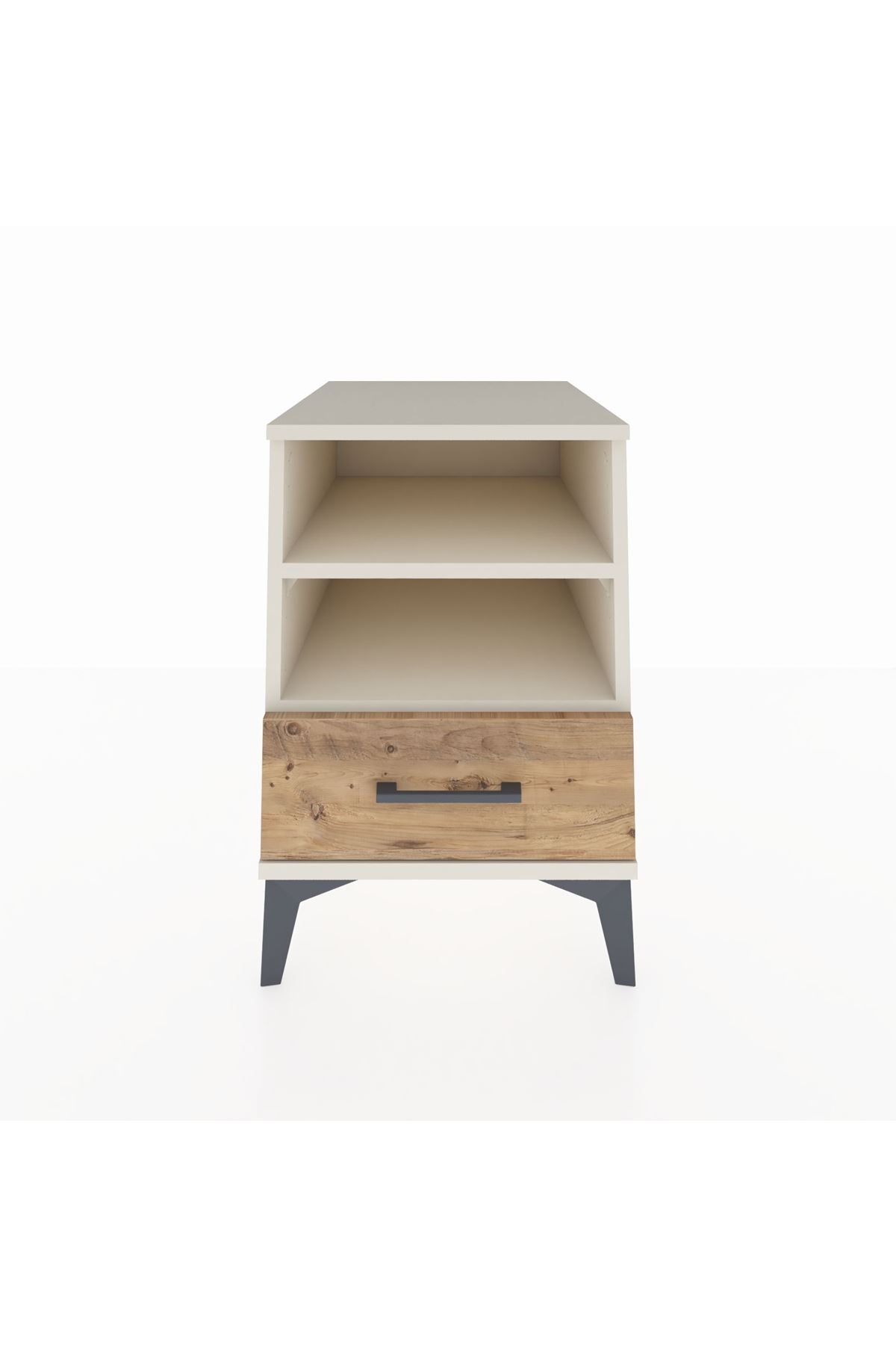 Kronos Komodin 2 Raflı Tek Çekmeceli 44x59x64 Aytaşı-Çam