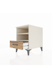 Kronos Komodin 2 Raflı Tek Çekmeceli 44x59x64 Aytaşı-Çam
