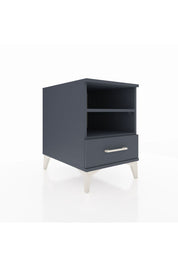 Kronos Komodin 2 Raflı Tek Çekmeceli 44x59x64 Antrasit-Antrasit