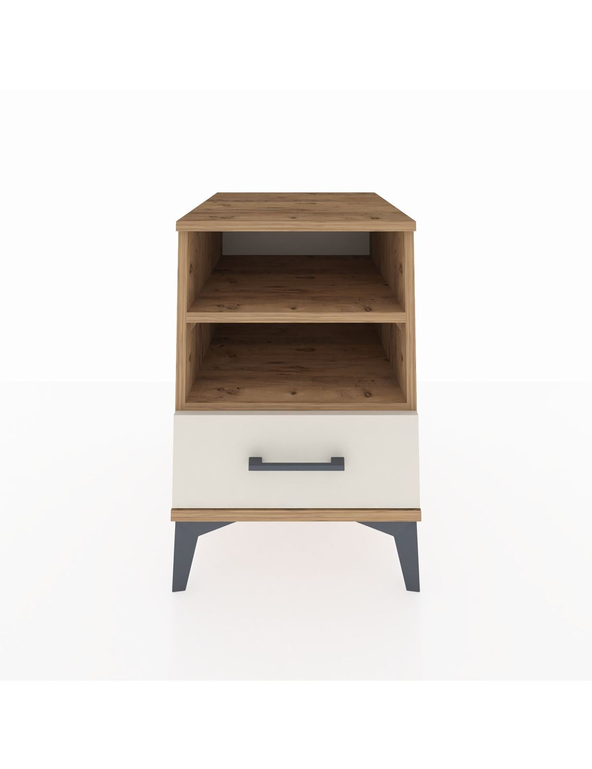 Kronos Komodin 2 Raflı Tek Çekmeceli 44x59x64 Çam-Aytaşı