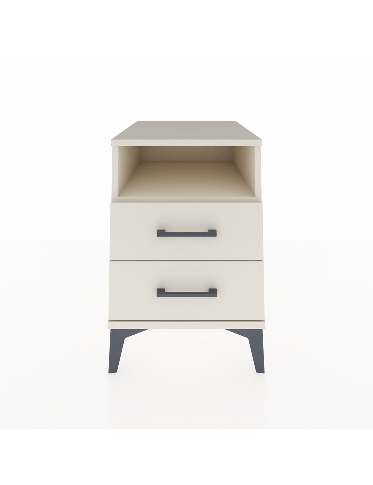 Kronos Komodin Tek Raflı 2 Çekmeceli 44x59x64 Aytaşı-Aytaşı