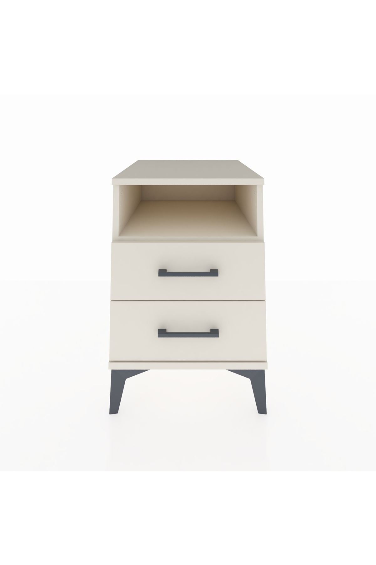 Kronos Komodin Tek Raflı 2 Çekmeceli 44x59x64 Aytaşı-Aytaşı