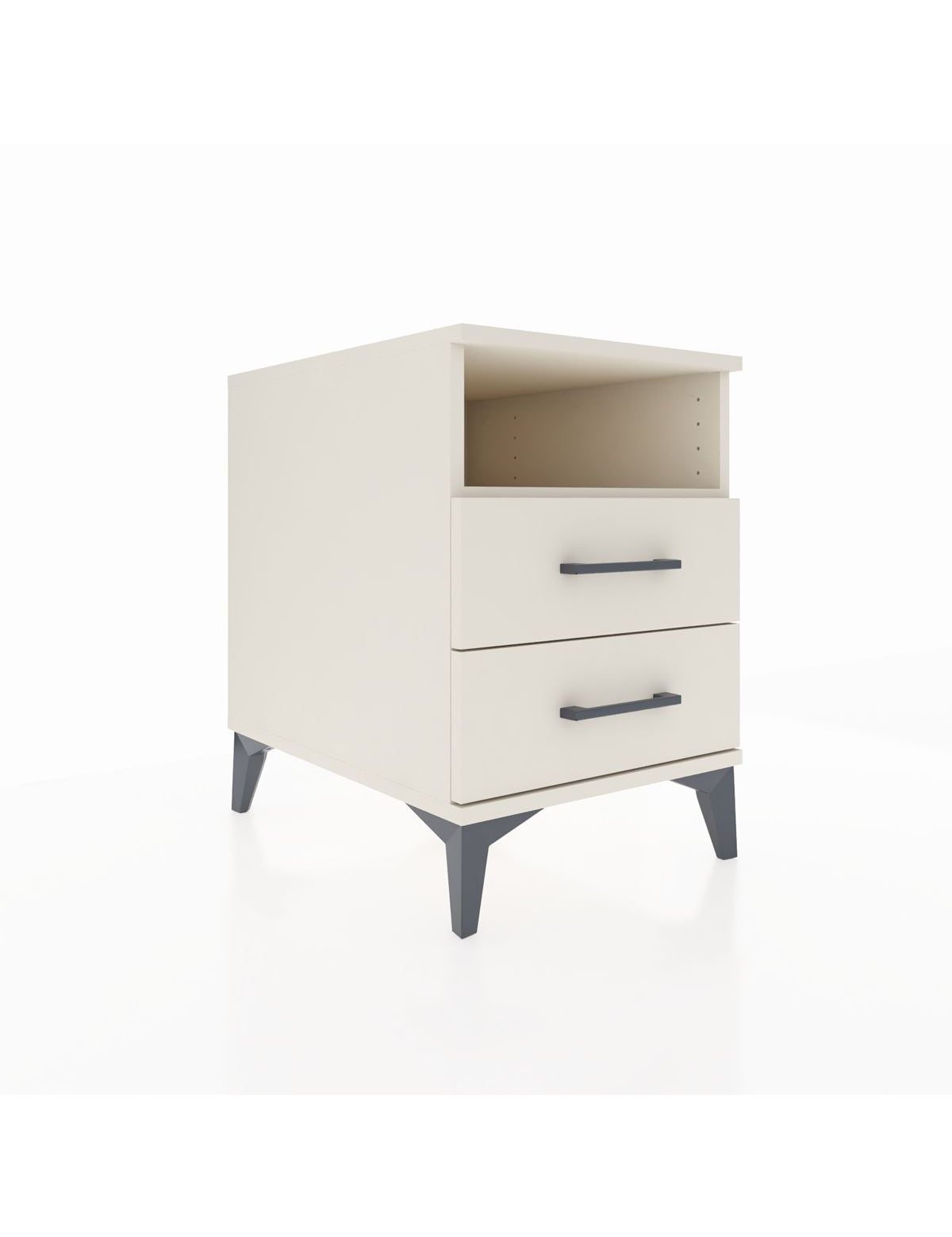 Kronos Komodin Tek Raflı 2 Çekmeceli 44x59x64 Aytaşı-Aytaşı