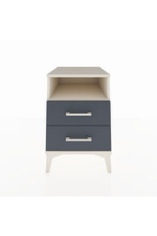 Kronos Komodin Tek Raflı 2 Çekmeceli 44x59x64 Aytaşı-Antrasit