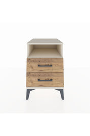 Kronos Komodin Tek Raflı 2 Çekmeceli 44x59x64 Aytaşı-Çam