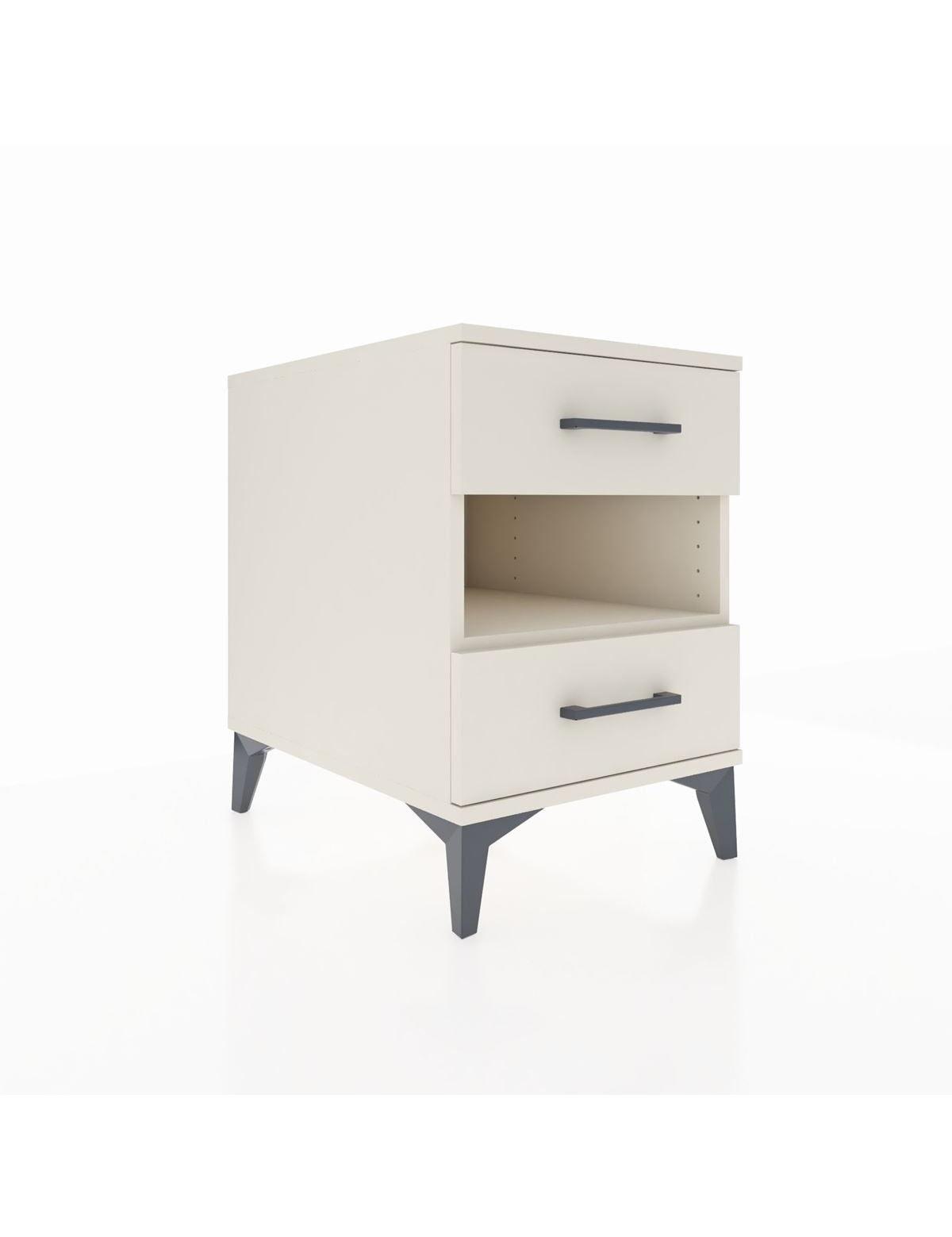 Kronos Komodin Tek Raflı 2 Çekmeceli 44x59x64 Aytaşı-Aytaşı