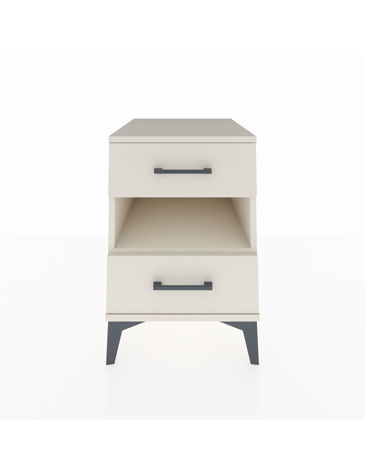 Kronos Komodin Tek Raflı 2 Çekmeceli 44x59x64 Aytaşı-Aytaşı