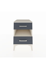 Kronos Komodin Tek Raflı 2 Çekmeceli 44x59x64 Aytaşı-Antrasit