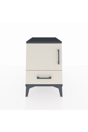 Kronos Komodin 2 Raflı Tek Çekmeceli Tek Kapaklı 44x59x64 Antrasit-Aytaşı