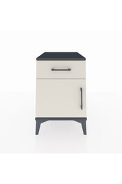 Kronos Komodin Tek Raflı Tek Çekmeceli Tek Kapaklı 44x59x64 Antrasit-Aytaşı