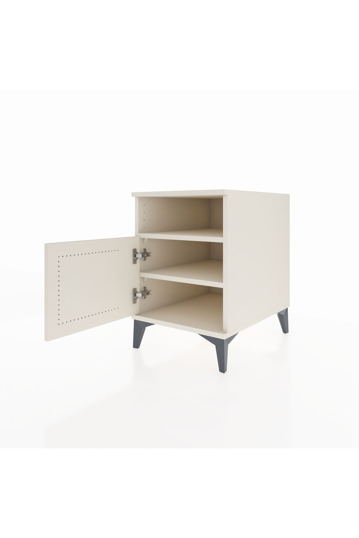 Kronos Komodin 2 Raflı Tek Kapaklı 44x59x64 Aytaşı-Aytaşı