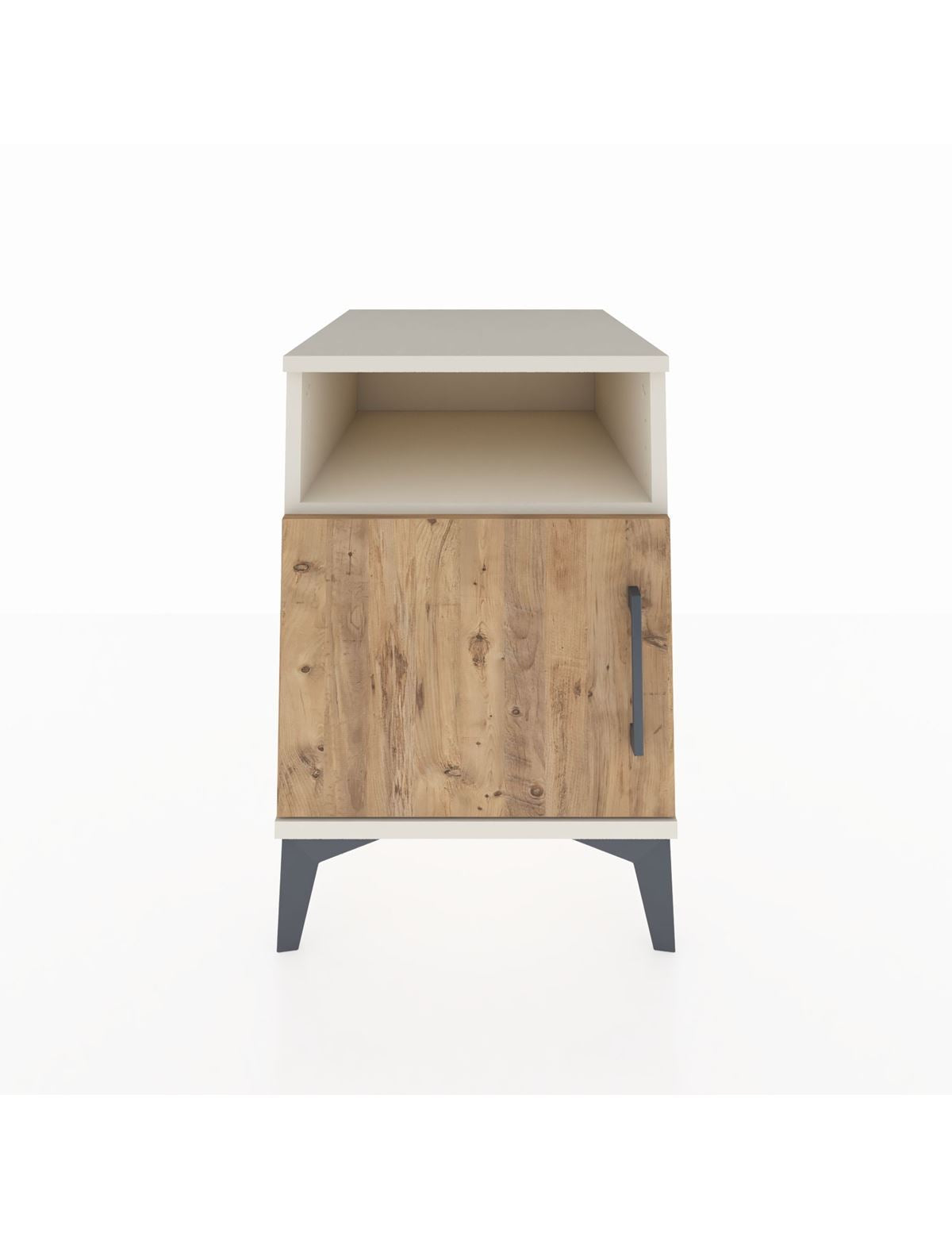 Kronos Komodin 2 Raflı Tek Kapaklı 44x59x64 Aytaşı-Çam