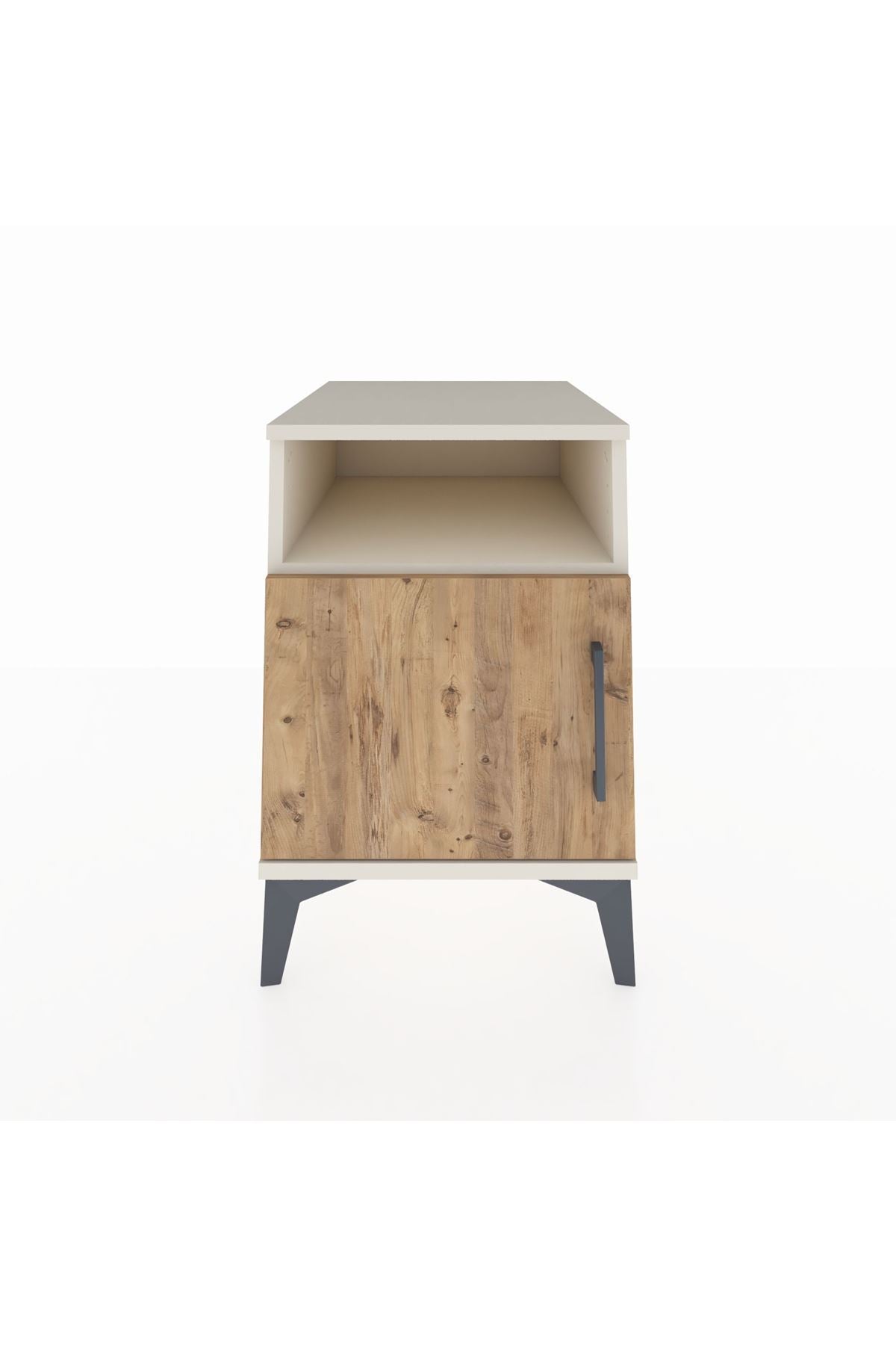 Kronos Komodin 2 Raflı Tek Kapaklı 44x59x64 Aytaşı-Çam