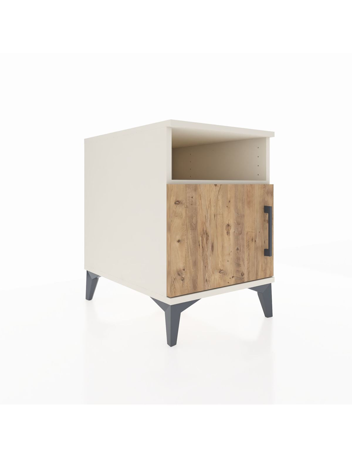 Kronos Komodin 2 Raflı Tek Kapaklı 44x59x64 Aytaşı-Çam