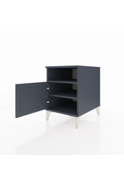 Kronos Komodin 2 Raflı Tek Kapaklı 44x59x64 Antrasit-Antrasit