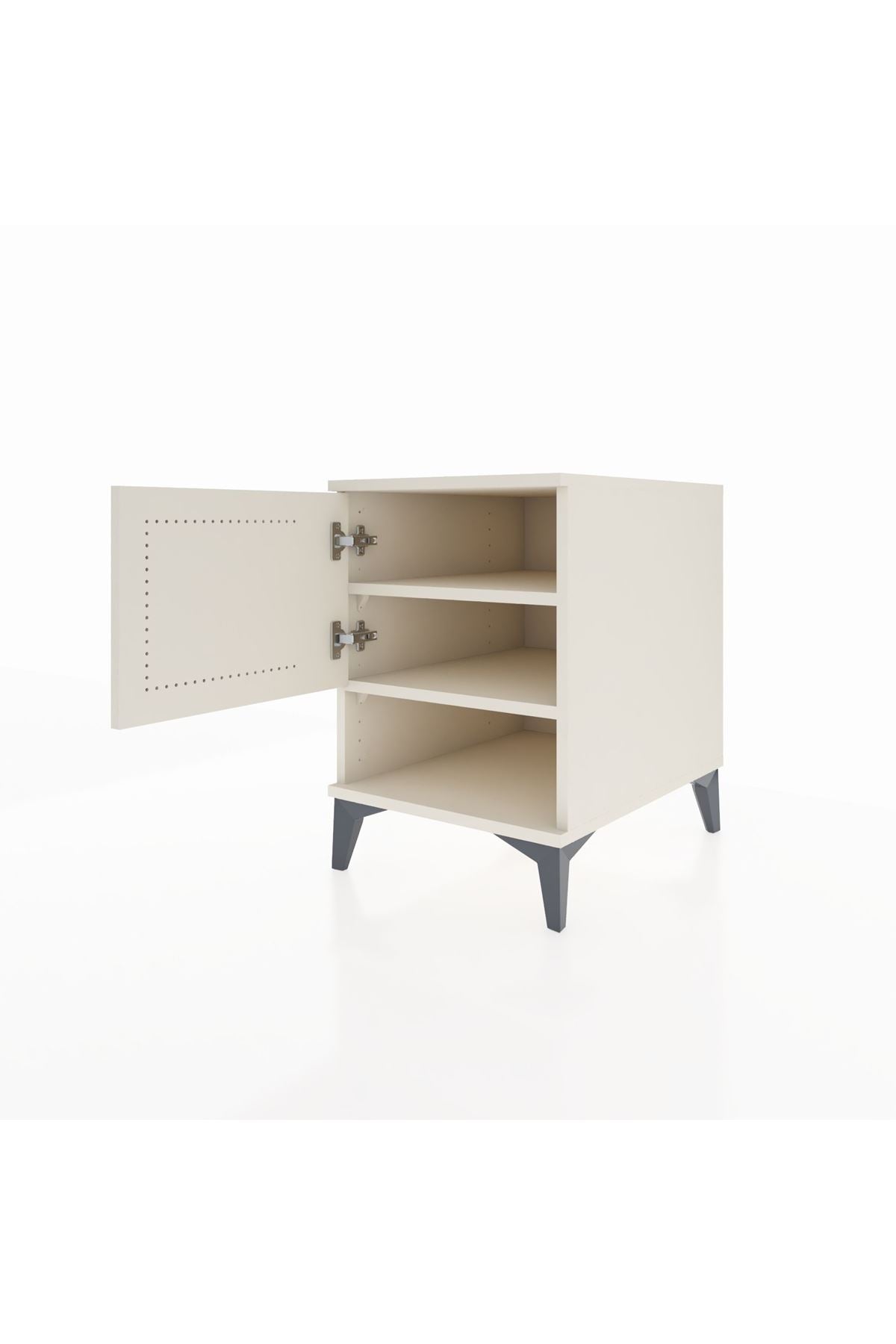 Kronos Komodin 2 Raflı Tek Kapaklı 44x59x64 Aytaşı-Aytaşı