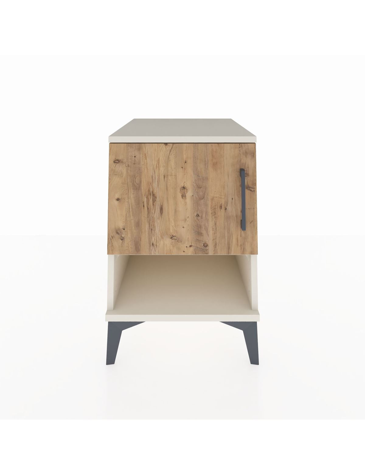 Kronos Komodin 2 Raflı Tek Kapaklı 44x59x64 Aytaşı-Çam