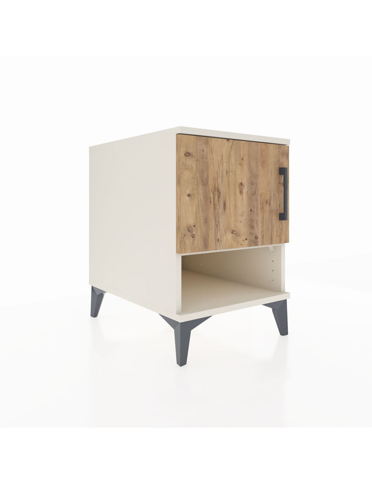 Kronos Komodin 2 Raflı Tek Kapaklı 44x59x64 Aytaşı-Çam