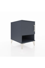 Kronos Komodin 2 Raflı Tek Kapaklı 44x59x64 Antrasit-Antrasit