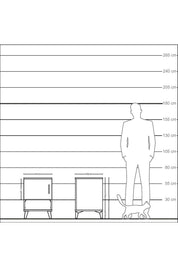 Kronos Komodin 2 Raflı Tek Kapaklı 44x59x64 Antrasit-Çam