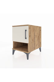 Kronos Komodin 2 Raflı Tek Kapaklı 44x59x64 Çam-Aytaşı