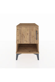 Kronos Komodin 2 Raflı Tek Kapaklı 44x59x64 Çam-Çam