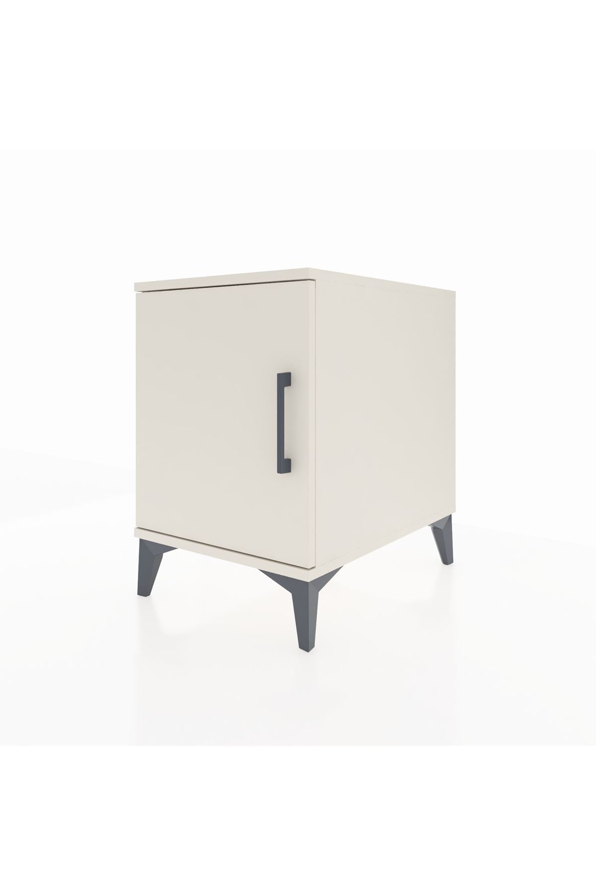 Kronos Komodin 2 Raflı Tek Kapaklı 44x59x64 Aytaşı-Aytaşı